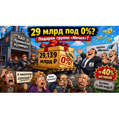 «Уральская кузница» раздала 29 млрд под 0%? - Кидосы на фондовом рынке